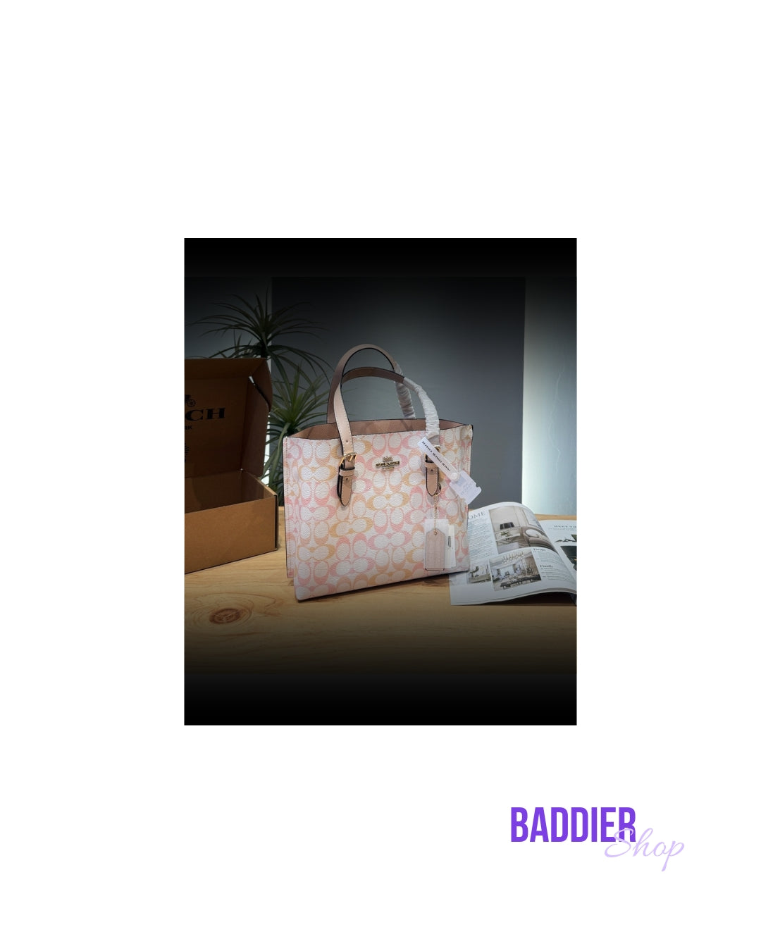 Mia Carry Tote - Pink